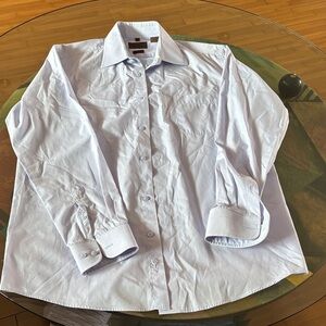 Classic Light Blue Men's Dress Shirt